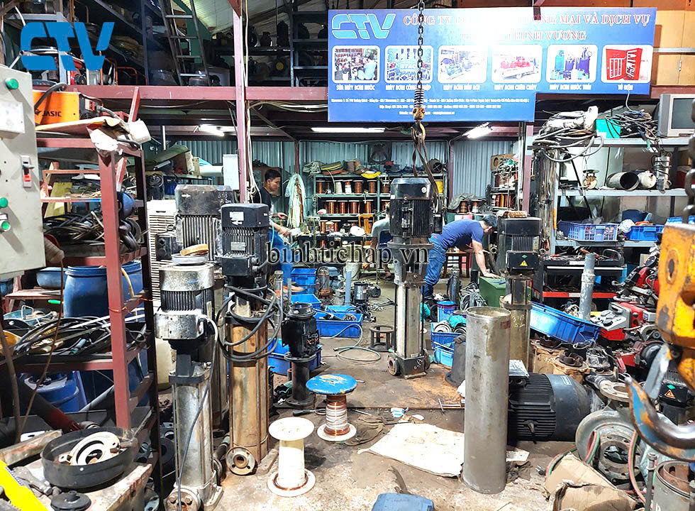 Bảo dưỡng, sửa chữa bơm đa tầng cánh trục đứng uy tín, chất lượng tại miền Bắc