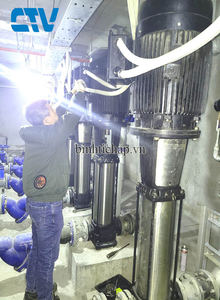 Dịch vụ sửa máy bơm trục đứng tại miền Bắc uy tín