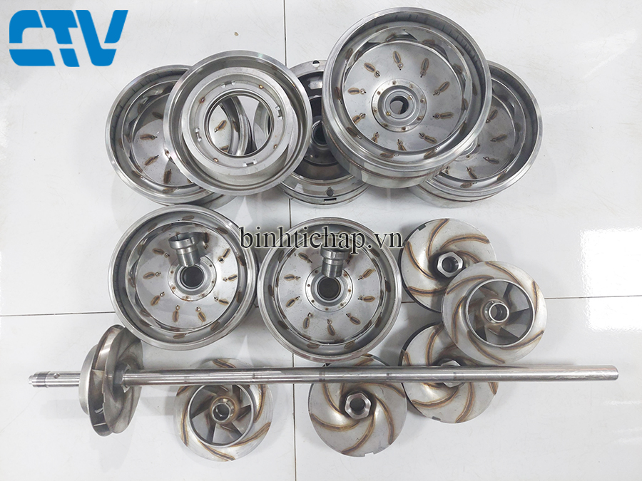 Ruột buồng bơm trục đứng đa tầng cánh chính hãng