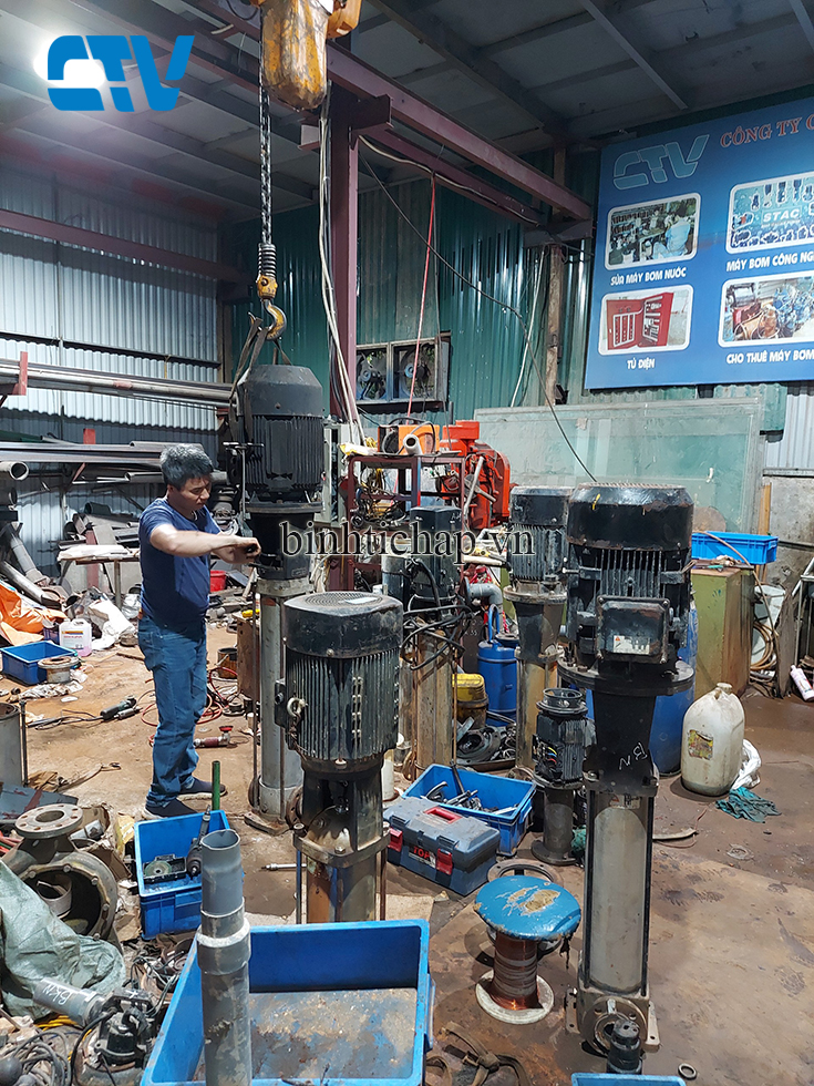 Sửa máy bơm trục đứng Nocchi uy tín, chuyên nghiệp