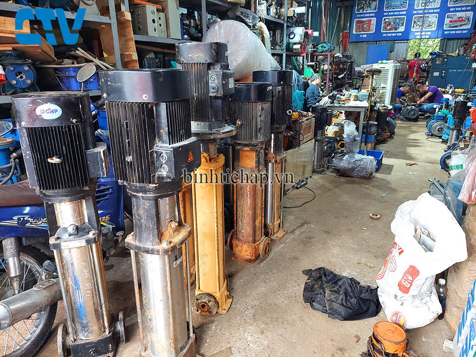 Sửa chữa, bảo dưỡng bơm trục đứng Ebara