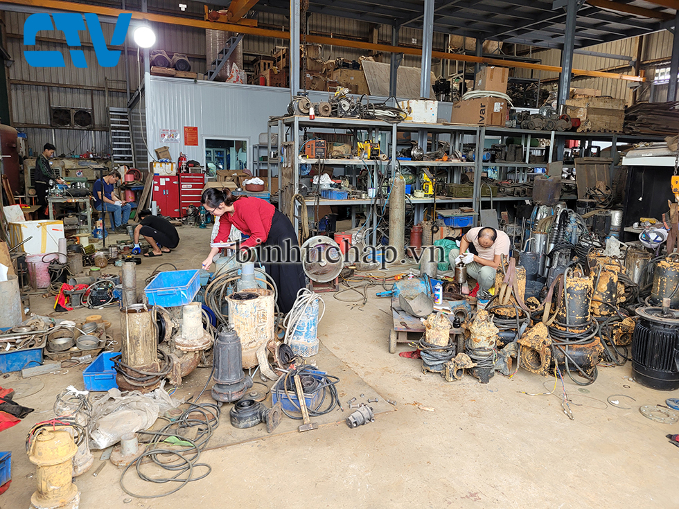 Dịch vụ sửa chữa máy bơm chìm chuyên nghiệp, chất lượng tại miền Bắc